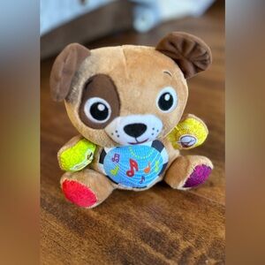 Baby Einstein Press N Play Pals Musical Puppy Dog Plush Toy WORKS